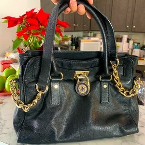 Michael Kors Black Leather Purse